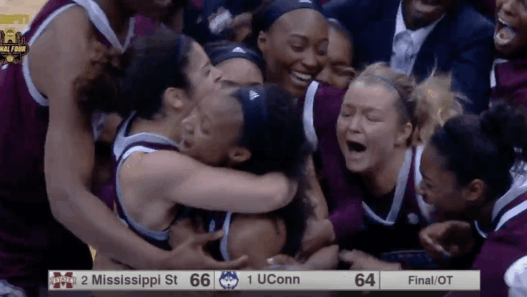 Mississippi State met fin à la série de 111 victoires de UConn au buzzer
