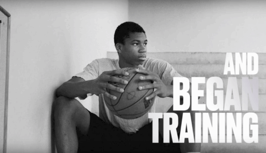 La vidéo hommage de Nike au destin extraordinaire de Giannis Antetokounmpo