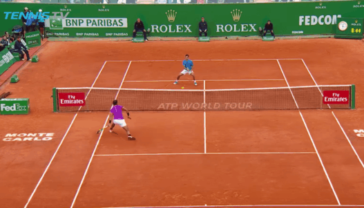 La touche grâce de Rafael Nadal contre Albert Ramos-Vinolas