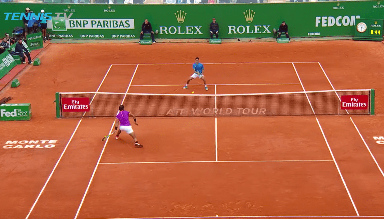 La touche grâce de Rafael Nadal contre Albert Ramos-Vinolas