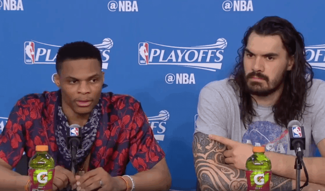 Russell Westbrook s’est énervé en conférence d’après match