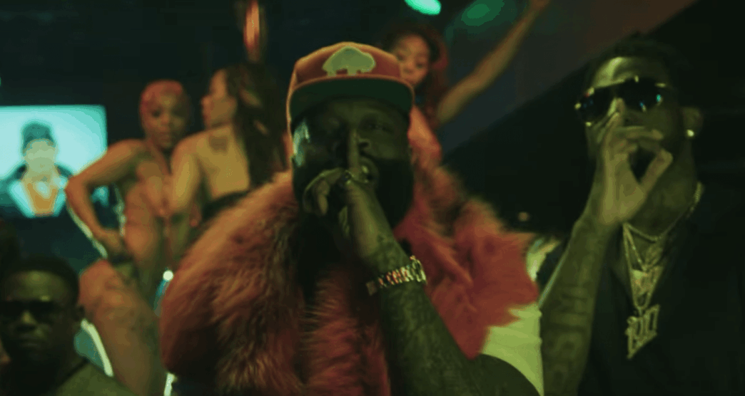 She On My Dick - Rick Ross et son clip bien NSFW avec Gucci Mane