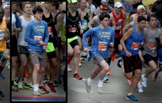 En crocs, Benjamin Pachev termine un semi en 1h11