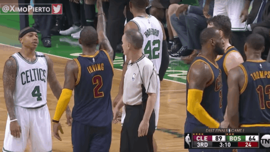 Isaiah Thomas trashtalk Tristan Thompson et Kyrie le rappelle à l’ordre