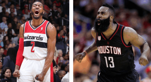 John Wall et James Harden touchent le jackpot avec leur sélection All-NBA