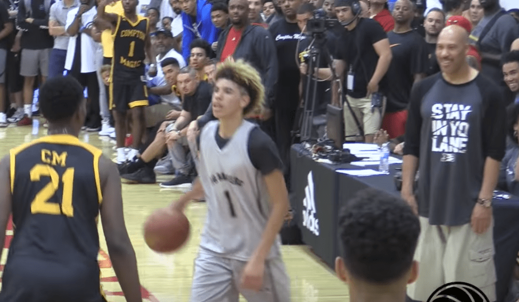 Le match immonde de LaMelo Ball en AAU contre le Compton Magic