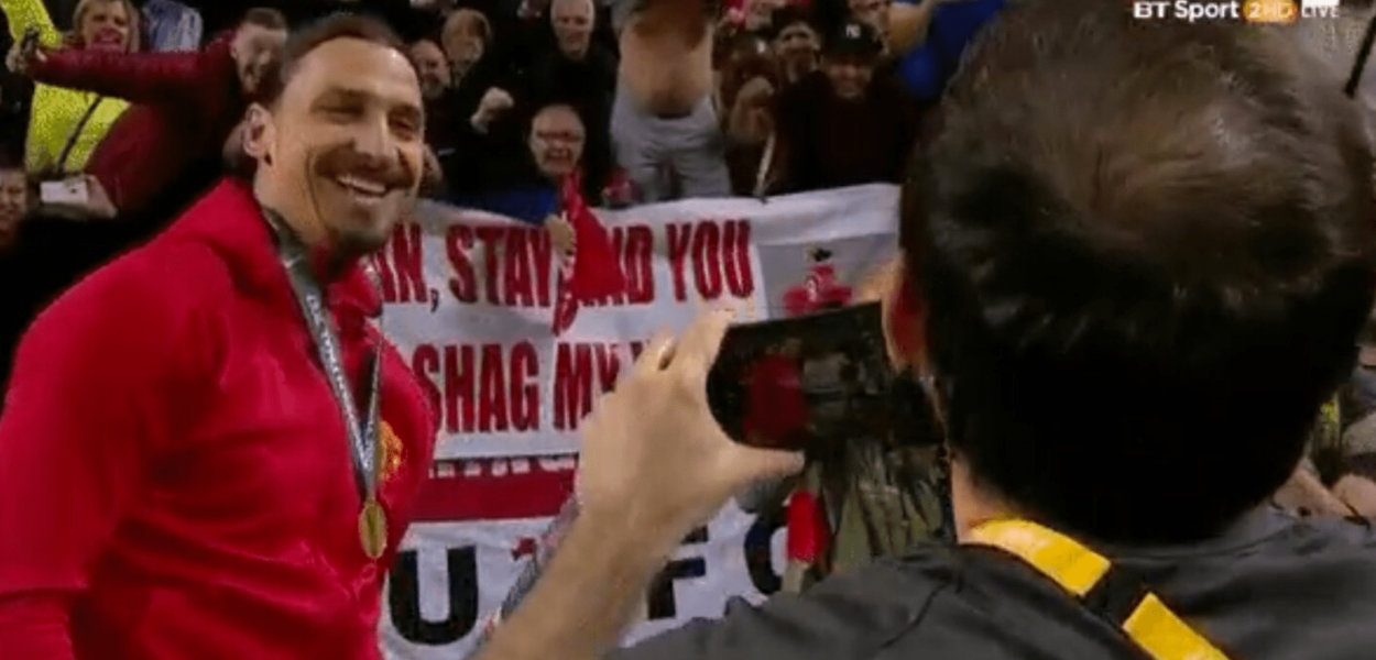 Un supporter de Manchester United est prêt à tout pour Zlatan Ibrahimovic