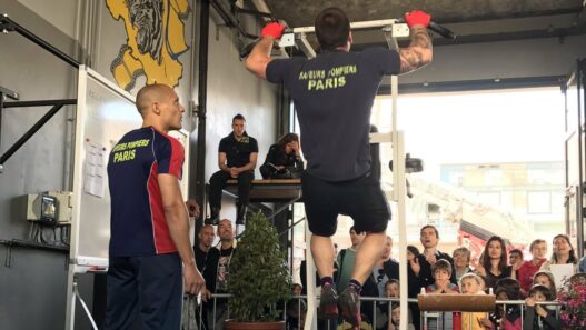 Mathieu Servan pompier de Paris 565 tractions