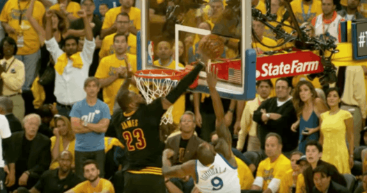 La NBA dévoile le top 10 des deux dernières Finales Warriors vs. Cavs