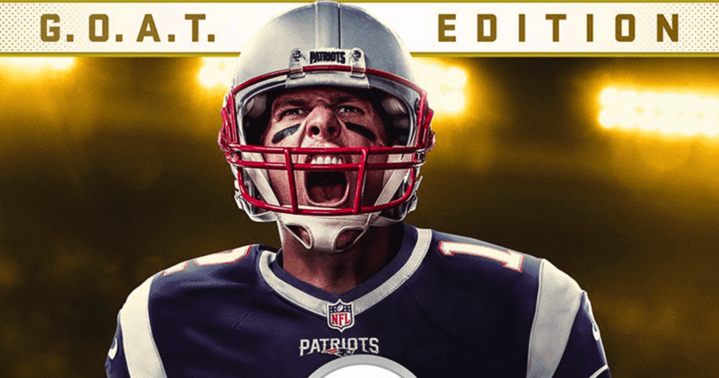 Tom Brady est officiellement en couverture de Madden 18