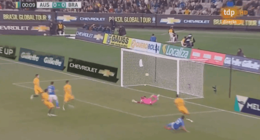 Le Brésil ouvre le score contre l’Australie après 12 secondes