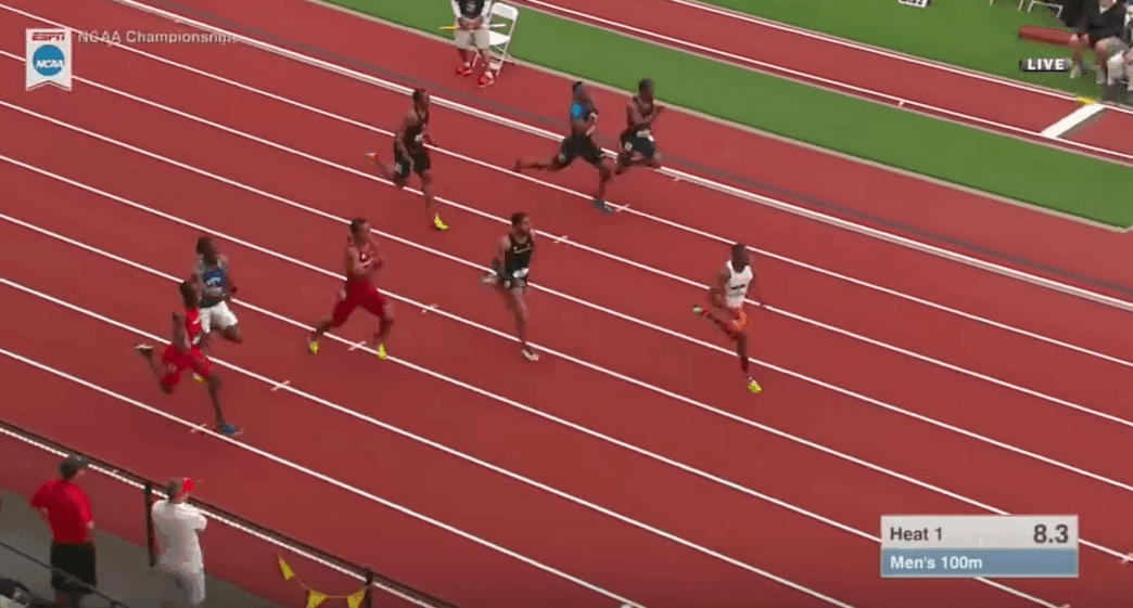 Christian Coleman claque la MPM sur 100m en Demi-Finale NCAA !