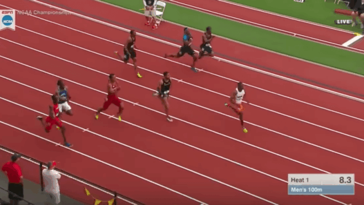 Christian Coleman claque la MPM sur 100m en Demi-Finale NCAA !