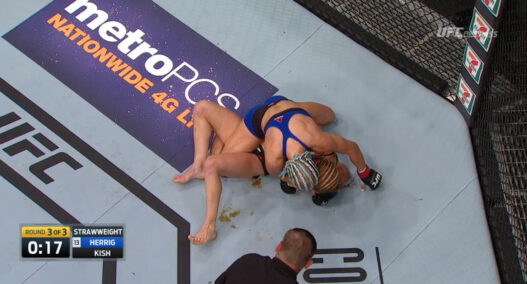 L’accident de Justine Kish aurait dû lui coûter le combat