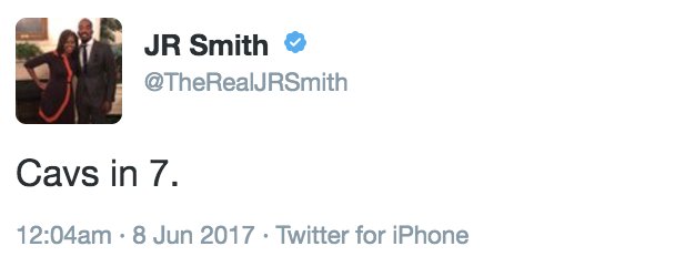 JR Smith croit toujours à une victoire finale des Cavaliers