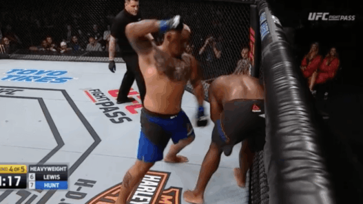 Mark Hunt est de retour&nbsp;: victoire contre Derrick Lewis par TKO