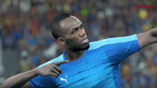Usain Bolt débarque dans le trailer de PES 2018