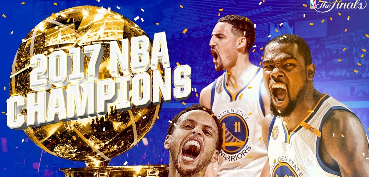 Les Golden State Warriors sont champions NBA 2017 !