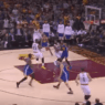 Le alley-oop de LeBron James pour lui-même contre les Warriors !
