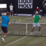 La balle de match complètement folle sauvée par Lucas Pouille