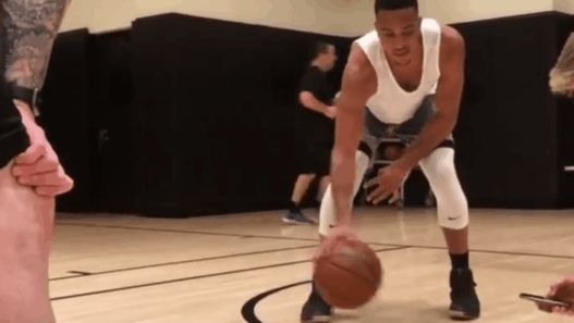 CJ McCollum handles