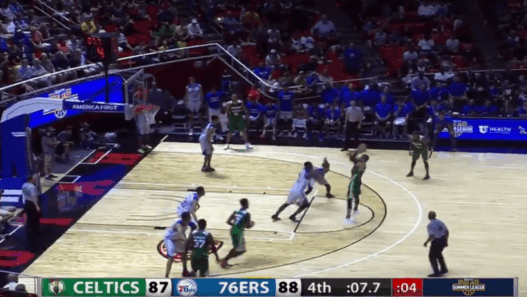 Jayson Tatum tape le Game winner contre les Sixers de Markelle Fultz