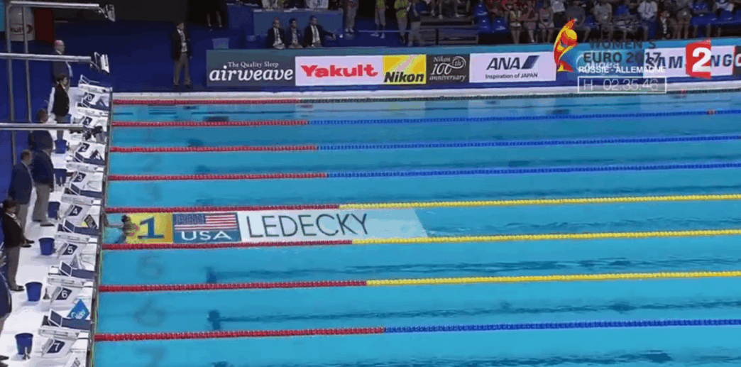 Katie Ledecky remporte la Finale du 1500m avec 19 secondes d’avance