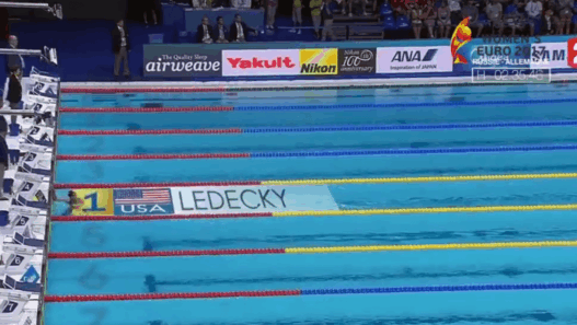 Katie Ledecky remporte la Finale du 1500m avec 19 secondes d’avance