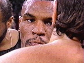 Mike Tyson staredown