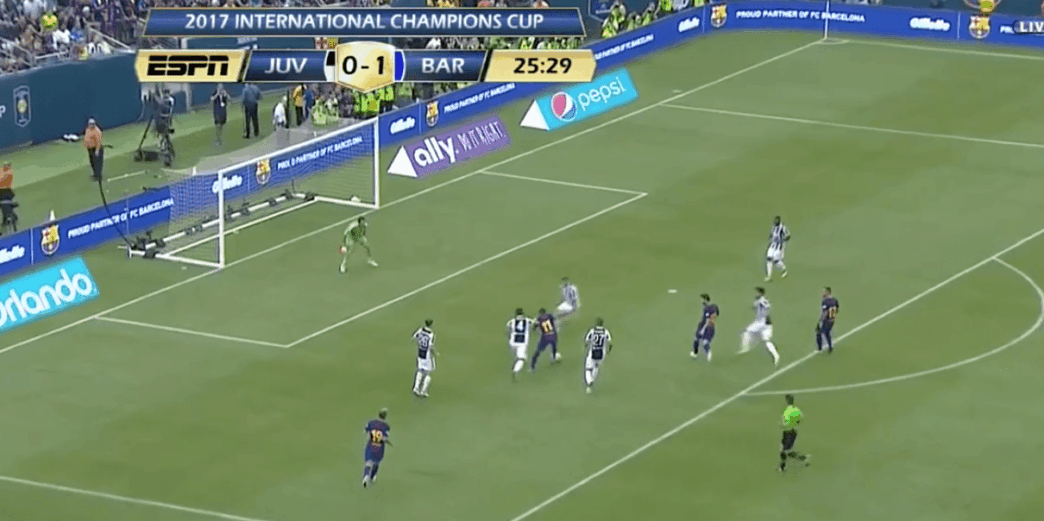 Neymar humilie toute la défense de la Juventus pour un but somptueux