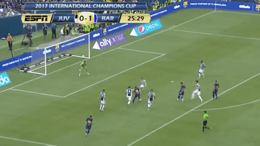 Neymar humilie toute la défense de la Juventus pour un but somptueux