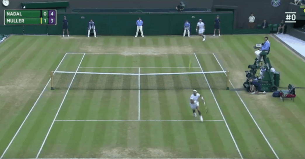 L’échange de titans remporté par Rafael Nadal contre Gilles Muller