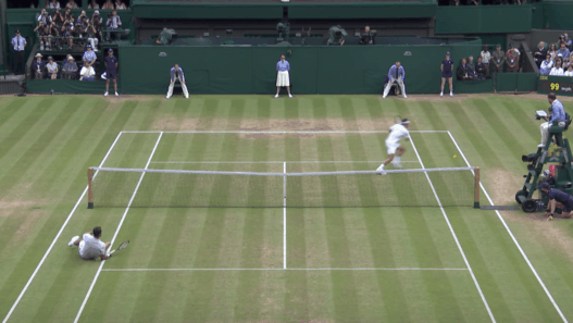 Roger Federer régale contre Marin Cilic