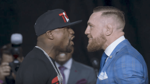 Le staredown de Toronto entre McGregor et Mayweather