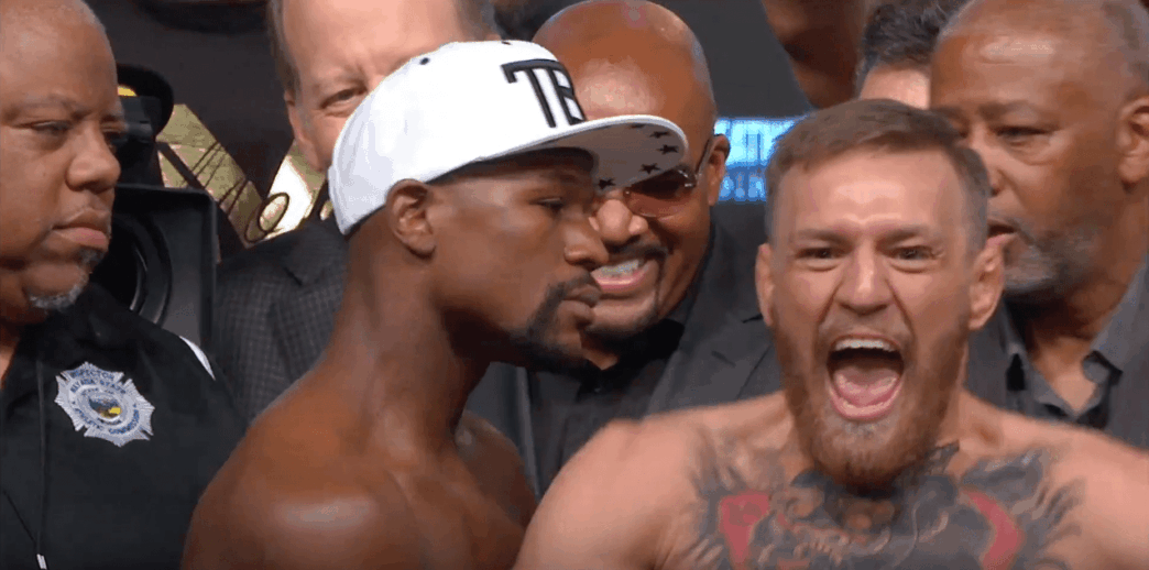 Conor McGregor et Floyd Mayweather ont fait le poids