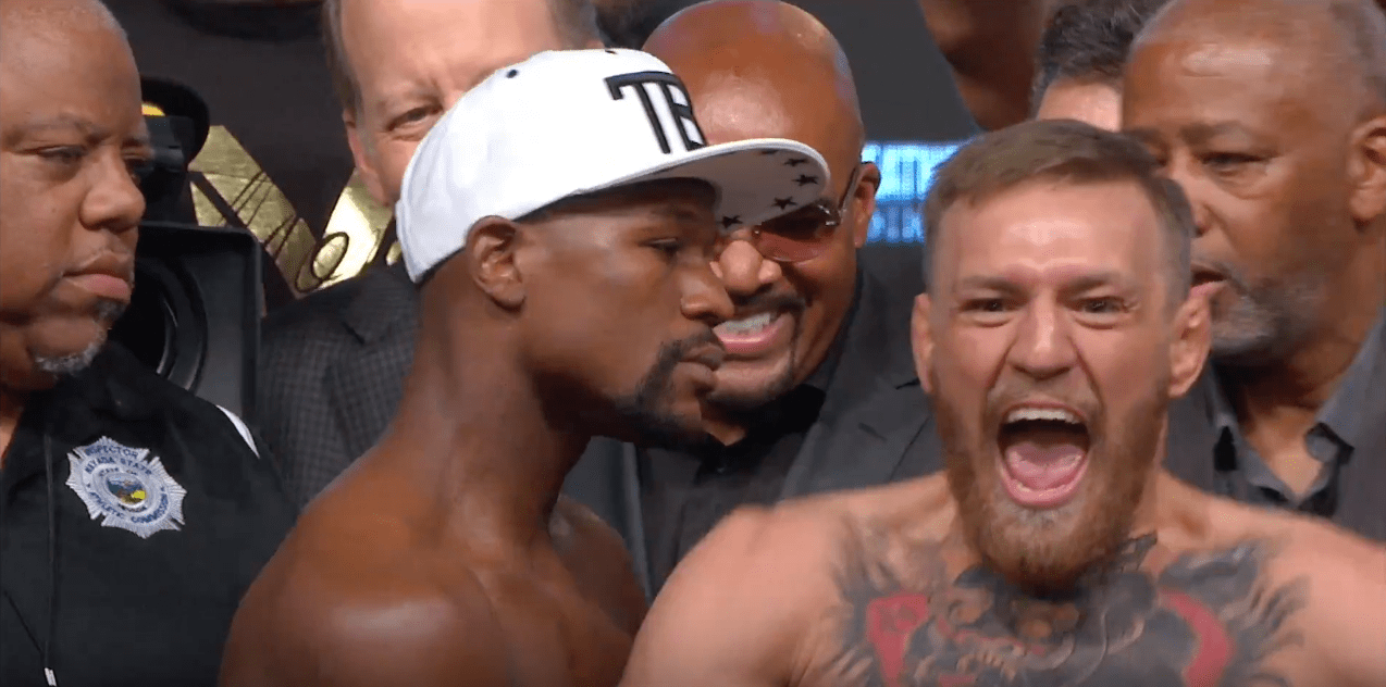 Conor McGregor et Floyd Mayweather ont fait le poids