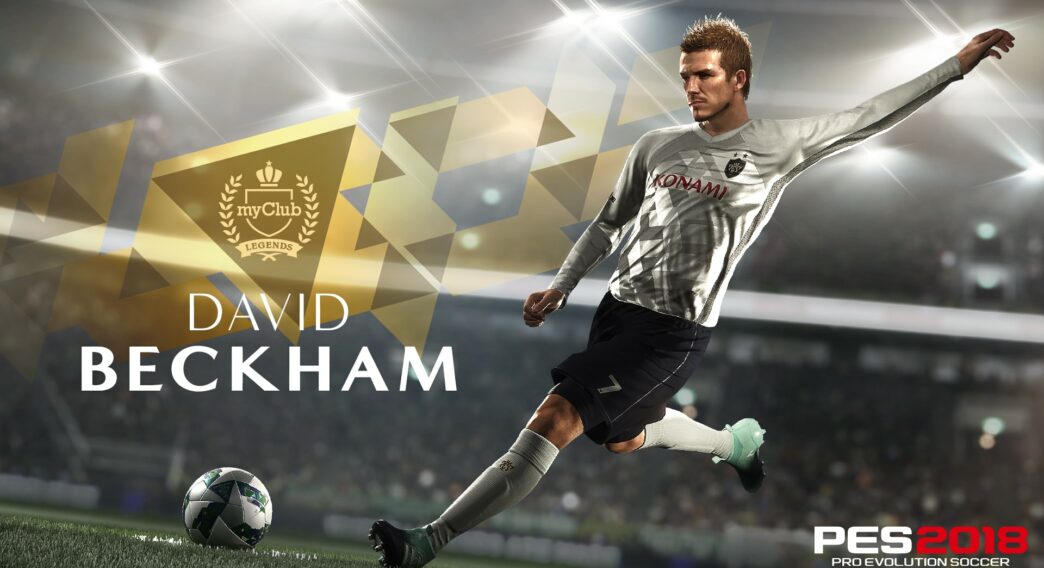 David Beckham débarque dans le trailer de PES 2018