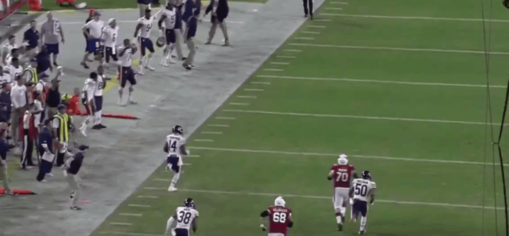 Le TD du bout du monde de Deonte Thompson contre les Cardinals