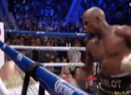 Floyd Mayweather s’impose par TKO contre Conor McGregor