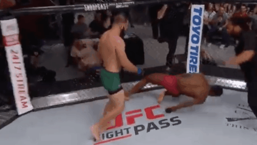Julian Marquez termine son adversaire avec un headkick et signe &agrave; l&rsquo;UFC