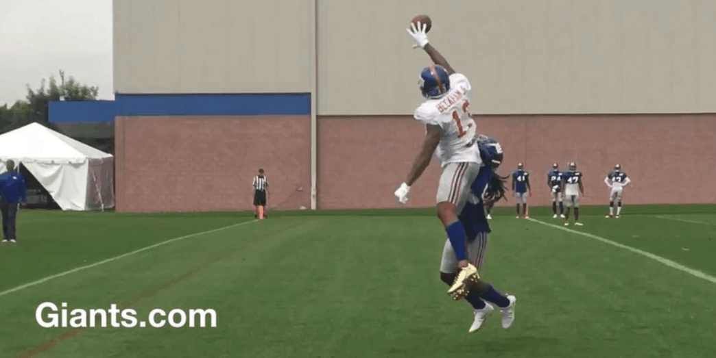 La réception folle d’Odell Beckham Jr. à l’entraînement