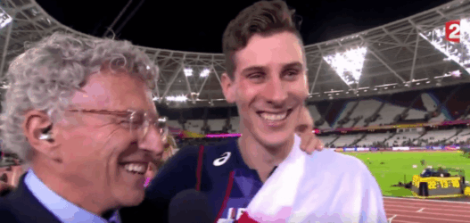 L’interview complètement dingue de Pierre-Ambroise Bosse avec Nelson Monfort