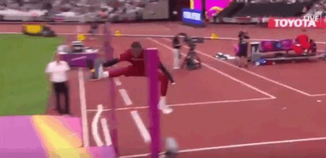 champion du Monde Mutaz Barshim