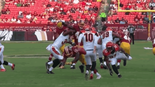 Le punter des Bengals claque le move de l’année contre les Redskins