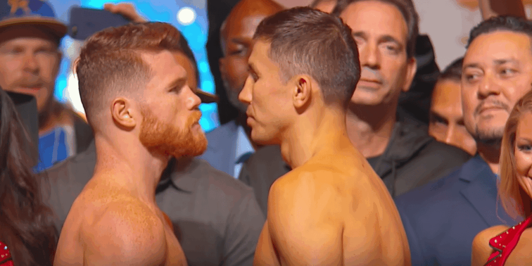 Canelo Alvarez et Gennady Golovkin font le poids
