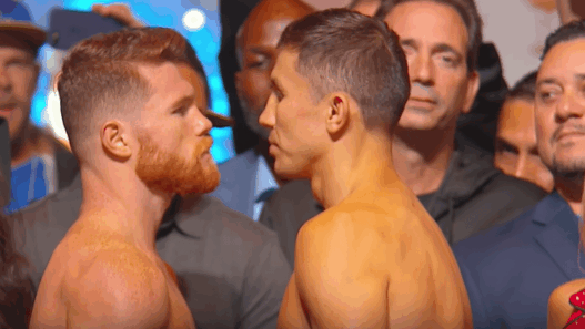 Canelo Alvarez et Gennady Golovkin font le poids