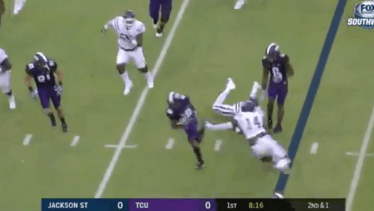 Kenedy Snell marque un touchdown de folie pour ses débuts à l’université