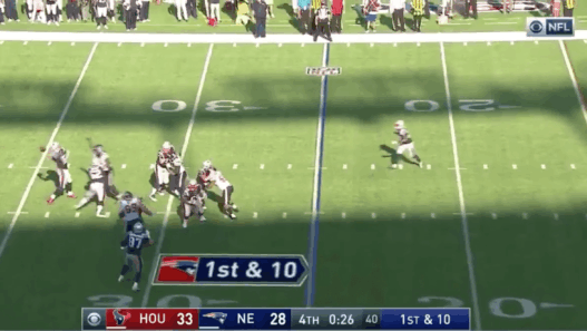 Patriots Tom Brady Texans ultime action