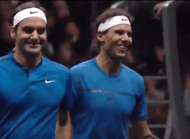 Roger Federer et Rafael Nadal remportent leur premier match de double