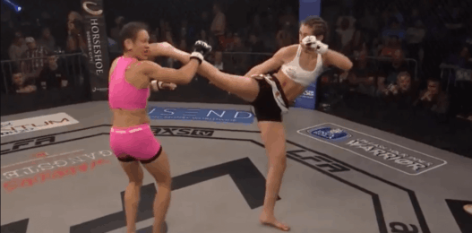 Le grand espoir Sabina Mazo claque le KO sur un head-kick surpuissant